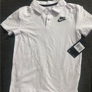 Nike Kids Polo Shirt in White